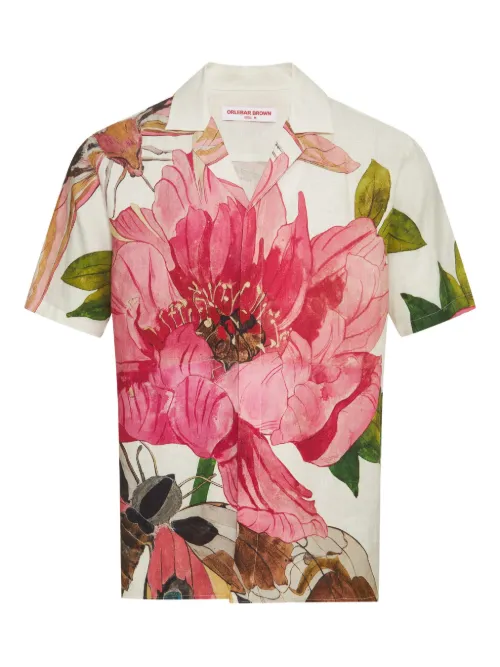 Orlebar Brown chemise Maitan - Rose - Orlebar Brown - Modalova