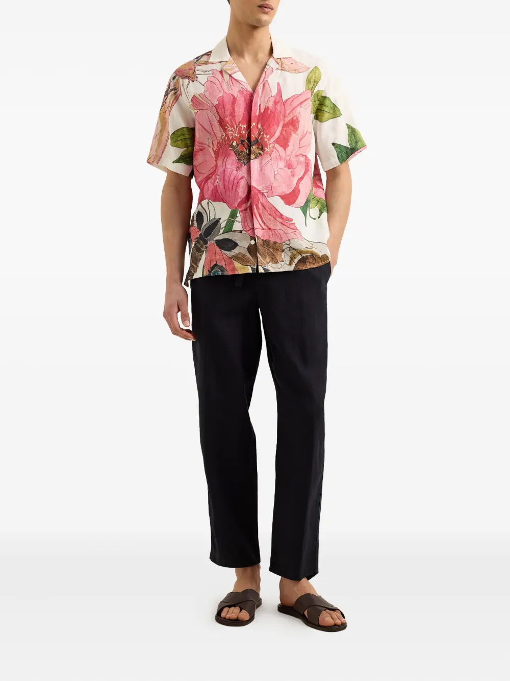Orlebar Brown Maitan shirt - Roze