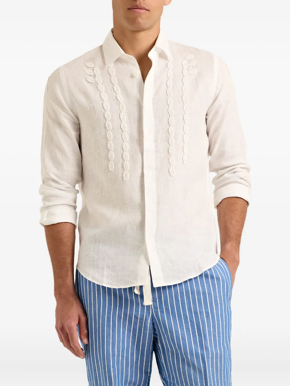 Orlebar Brown Giles shirt - Wit