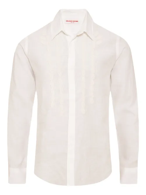 Orlebar Brown chemise Giles - Blanc - Orlebar Brown - Modalova
