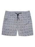 Orlebar Brown geometric-print swim shorts - Blue