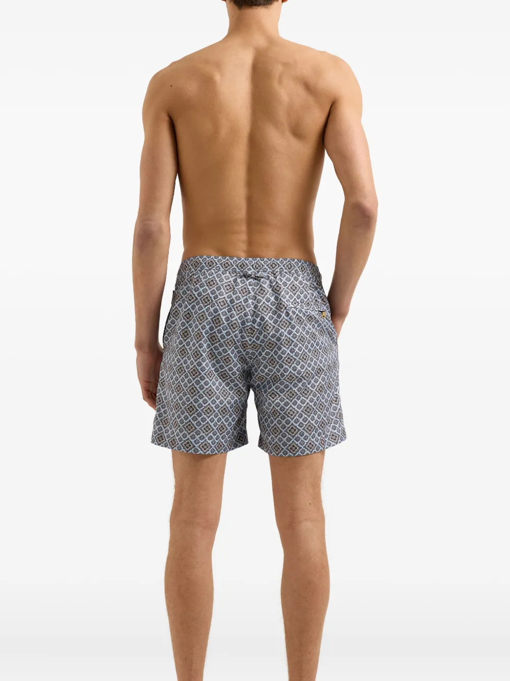 Orlebar Brown Zwembroek met geometrische print Blauw