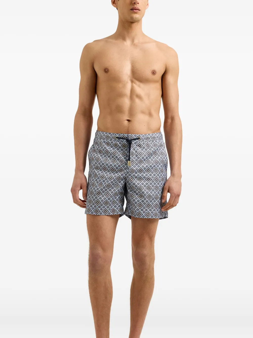 Orlebar Brown Zwembroek met geometrische print Blauw