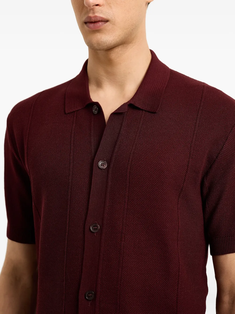 Orlebar Brown Tiernan overhemd Rood