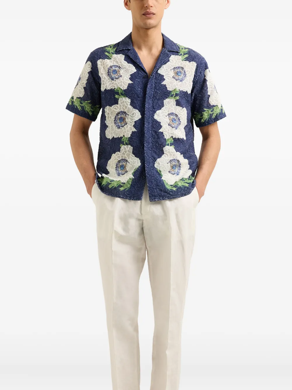 Orlebar Brown Maitan shirt - Blauw