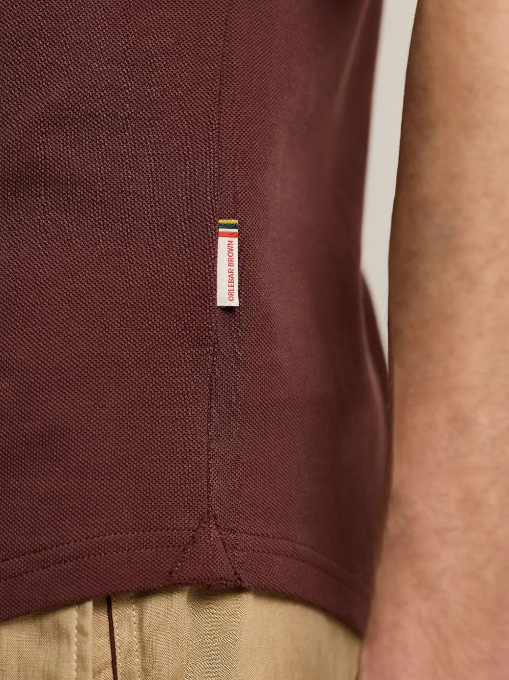 Orlebar Brown Poloshirt Bruin