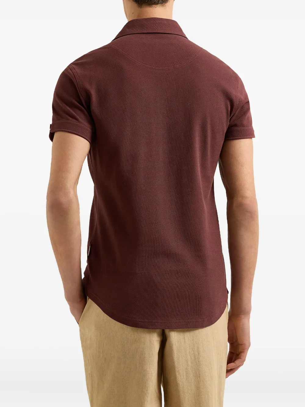 Orlebar Brown Poloshirt Bruin