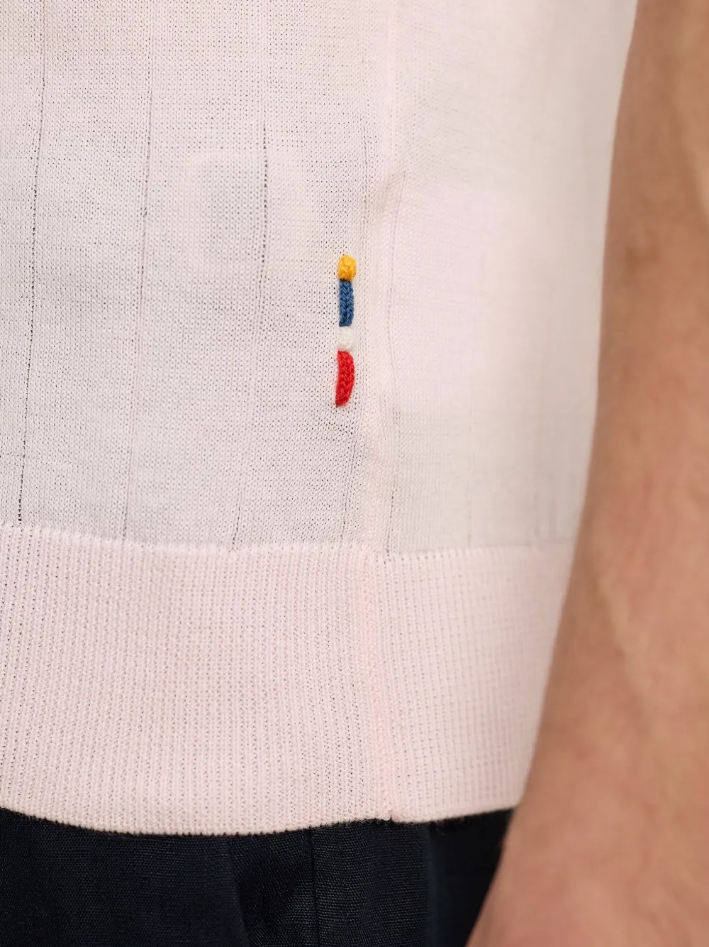 Orlebar Brown Burnham poloshirt Roze