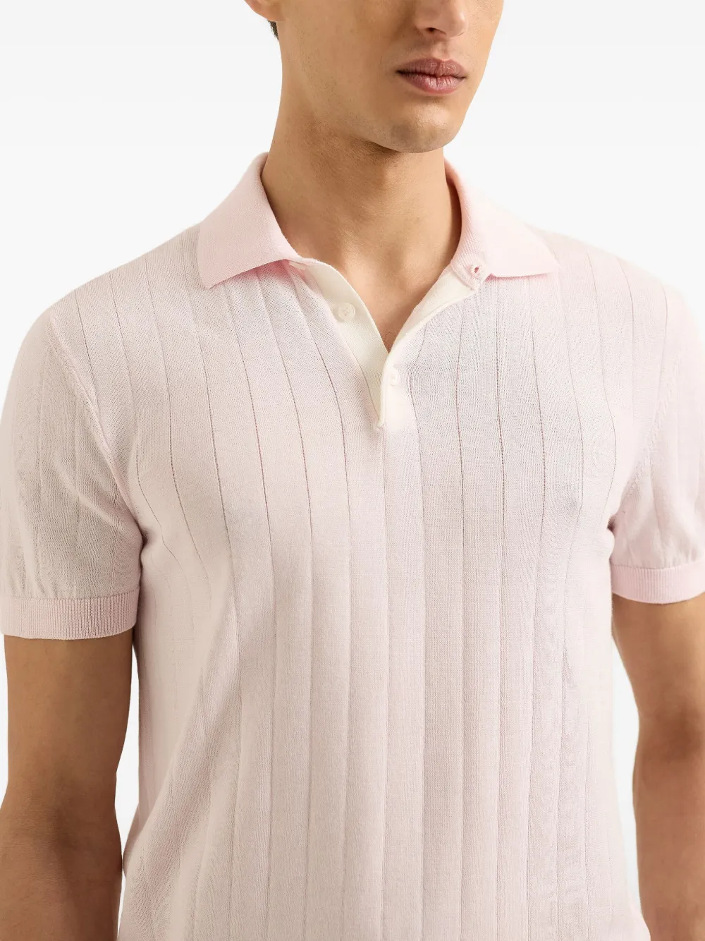 Orlebar Brown Burnham poloshirt Roze