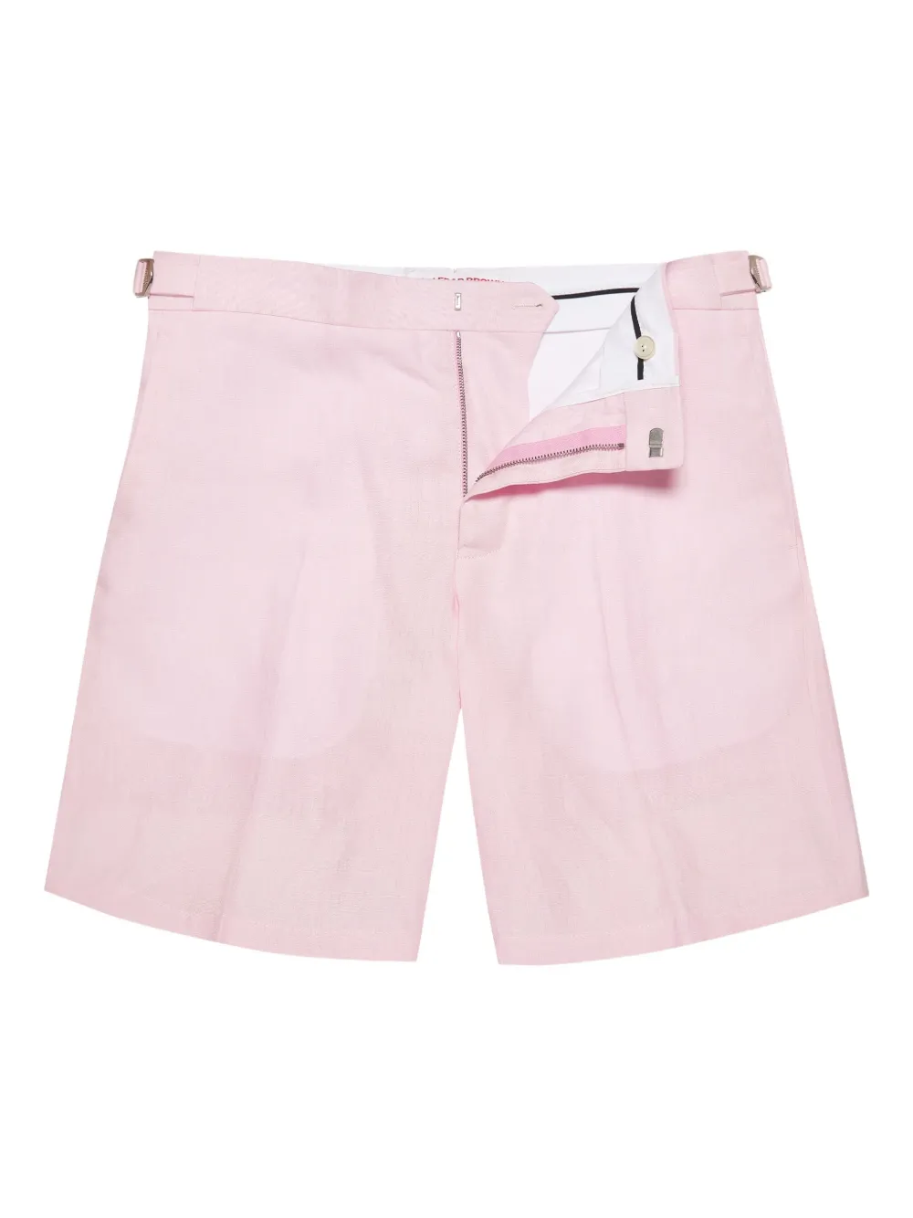 tailored linen shorts