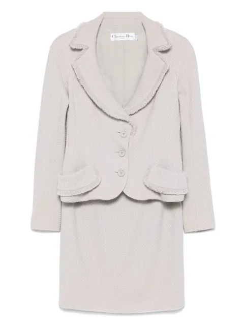 Christian Dior Pre-Owned 2010s basket-weave suit