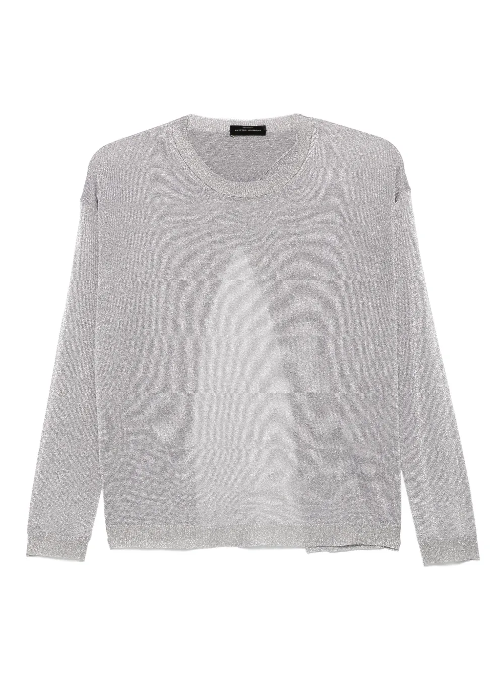 Roberto Collina metallic-threading top | Grey | Image 1