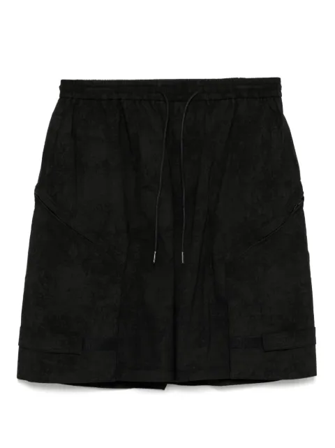 Juun.J painted striped shorts