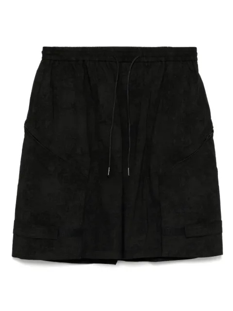 Juun.J painted striped shorts