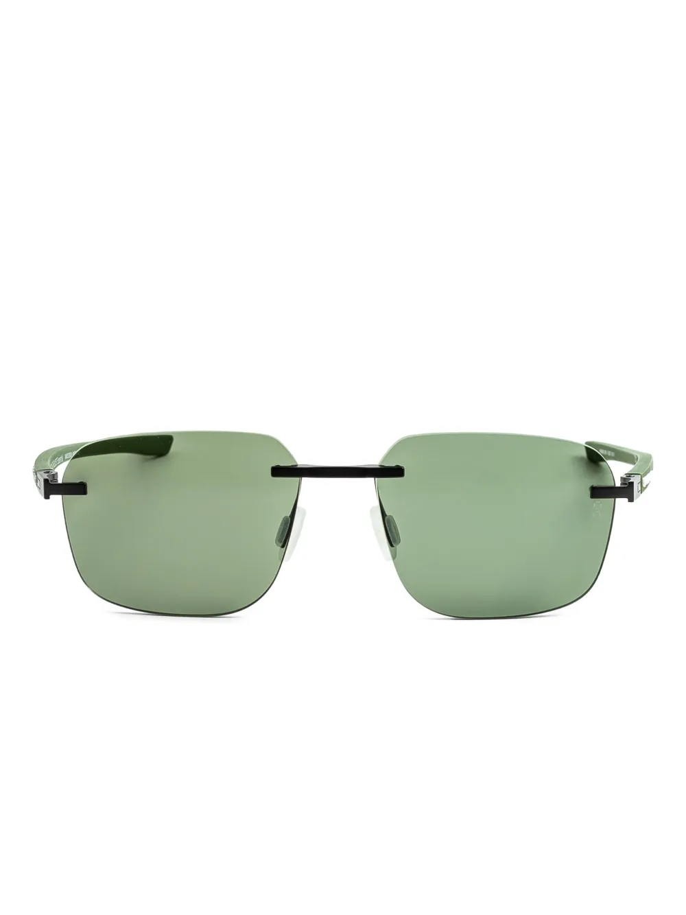 TAG Heuer square-frame sunglasses | Green | Image 1