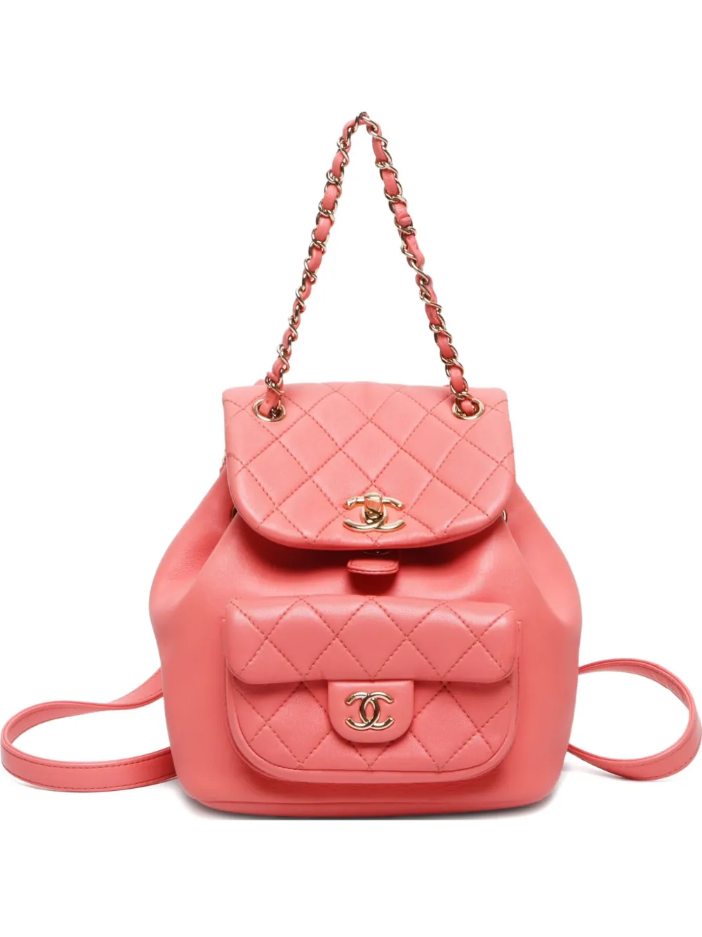 CHANEL Pre-Owned 2015-2024 ミニ マテラッセ バックパック - ピンク CHANEL Pre-Owned 2015-2024 ミニ マテラッセ バックパック - ピンク