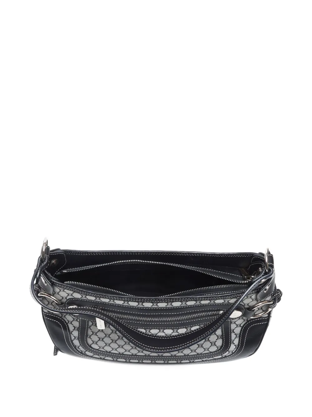 Pre-owned Celine 2000-2015 Macadam Shoulder Bag In Black