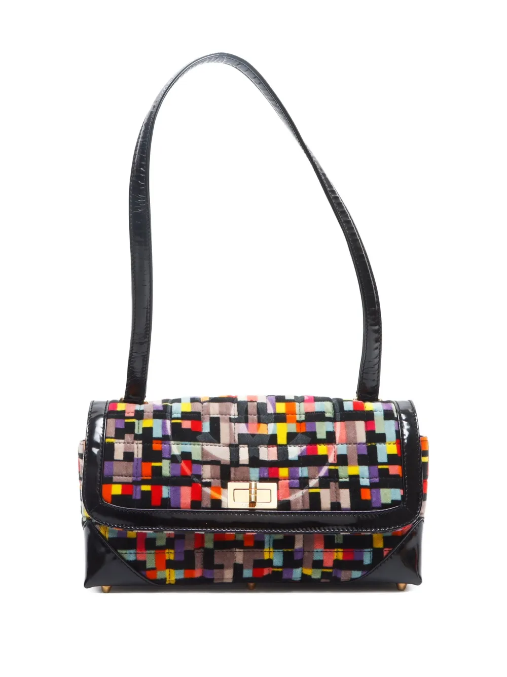 CHANEL Pre-Owned 2000-2001 マドモアゼル ショルダーバッグ - ブラック CHANEL Pre-Owned 2000-2001 マドモアゼル ショルダーバッグ - ブラック