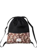 Makavelic camouflage-print drawstring backpack - Brown