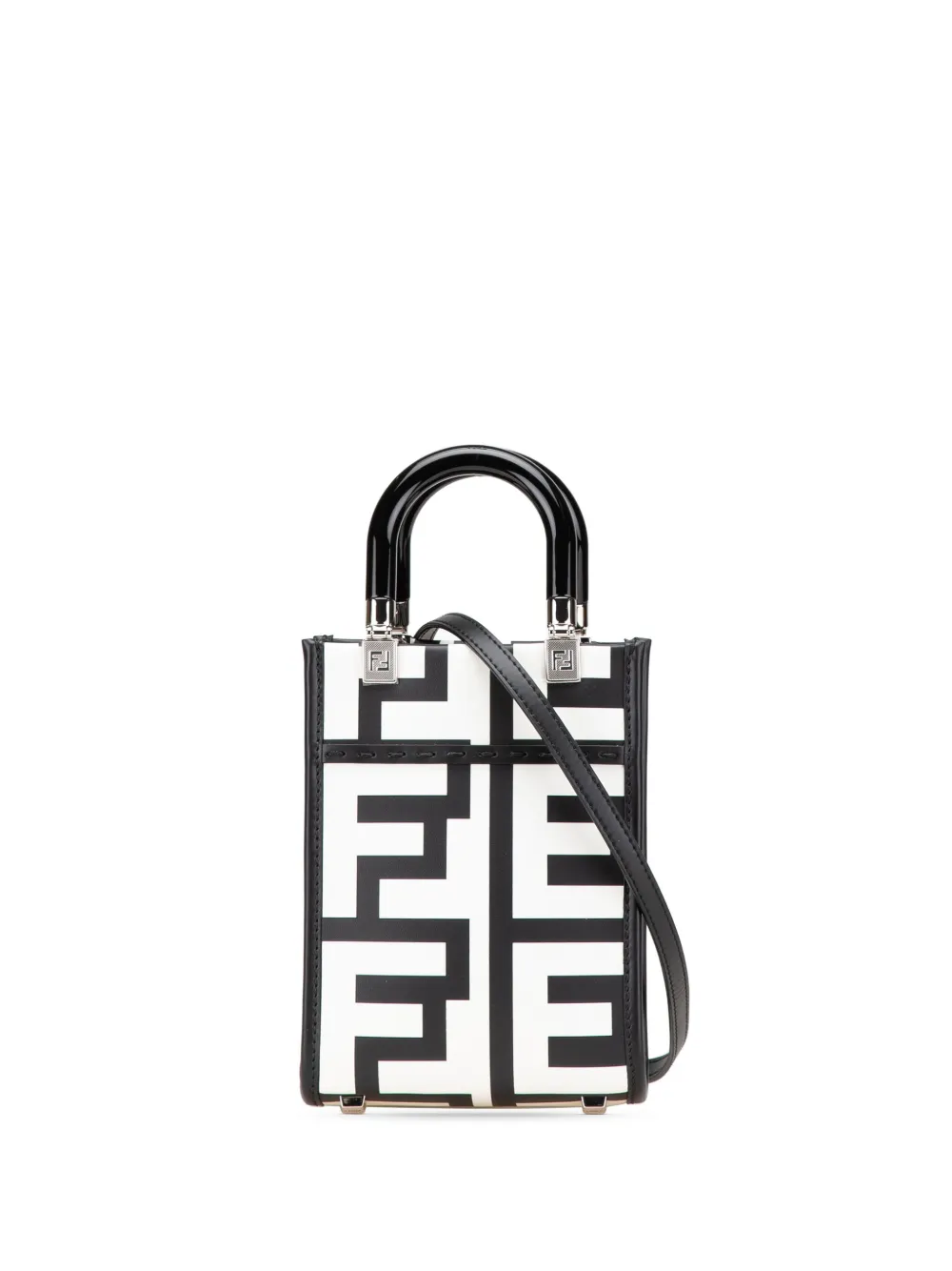Fendi Pre-Owned mini sac à main Marc Jacobs Sunshine Shopper en cuir (2000-2024) | noir | Image 1