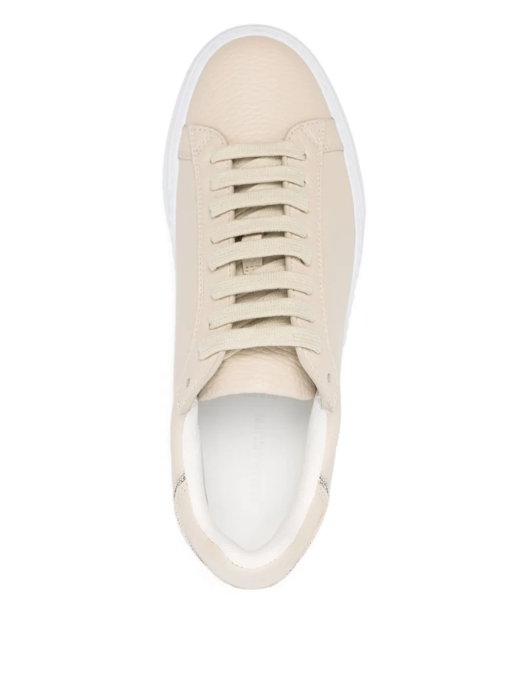 Fabiana Filippi leather sneakers Neutrals