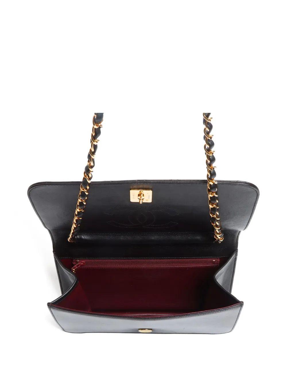 Pre-owned Chanel 1999-2000 Cc Mark Shoulder Bag In Black