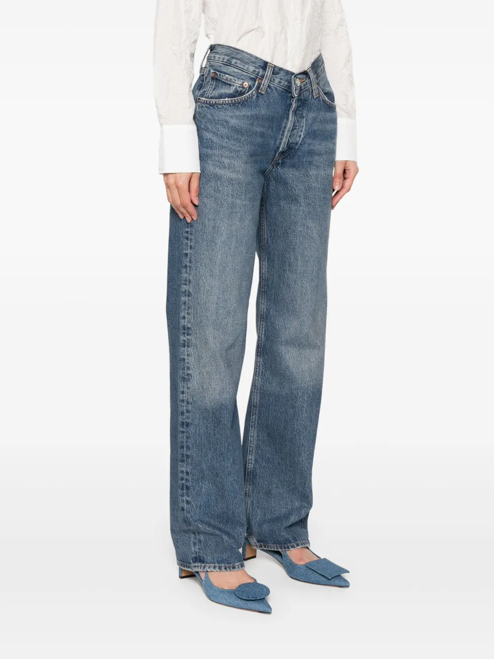 AGOLDE Straight jeans Blauw