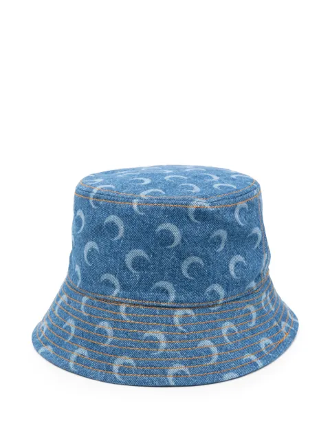 Marine Serre Moon-print bucket hat 