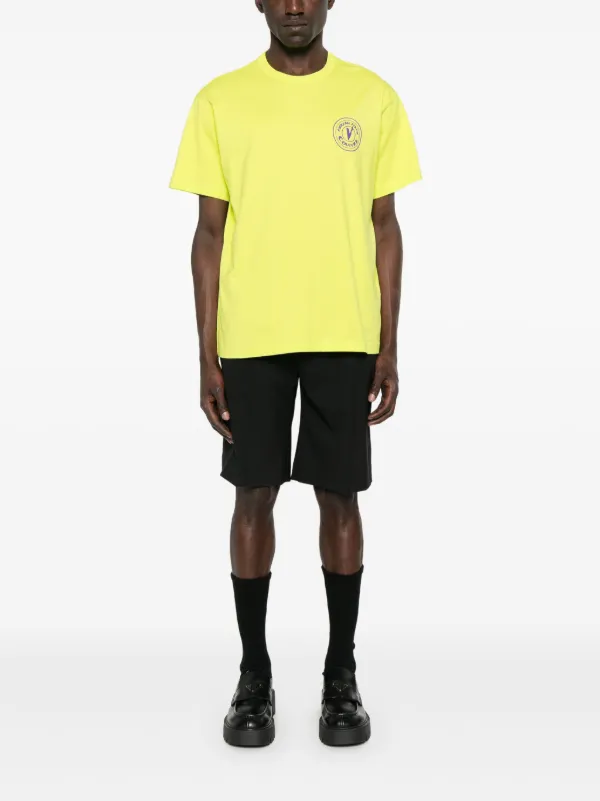 Versace Jeans Couture V-Emblem T-shirt Green FARFETCH JO