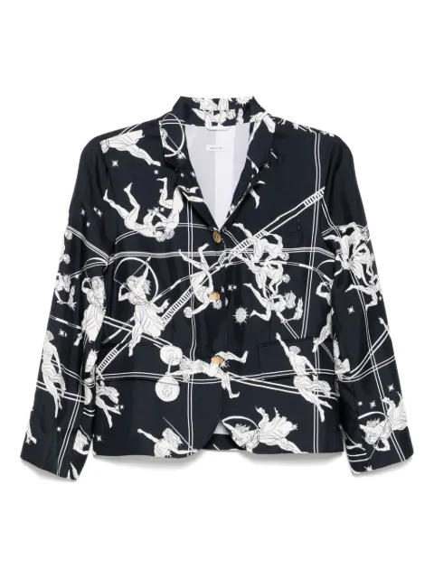 Thom Browne graphic-print sport coat