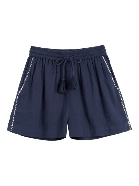 Chinti & Parker embroidered drawstring shorts