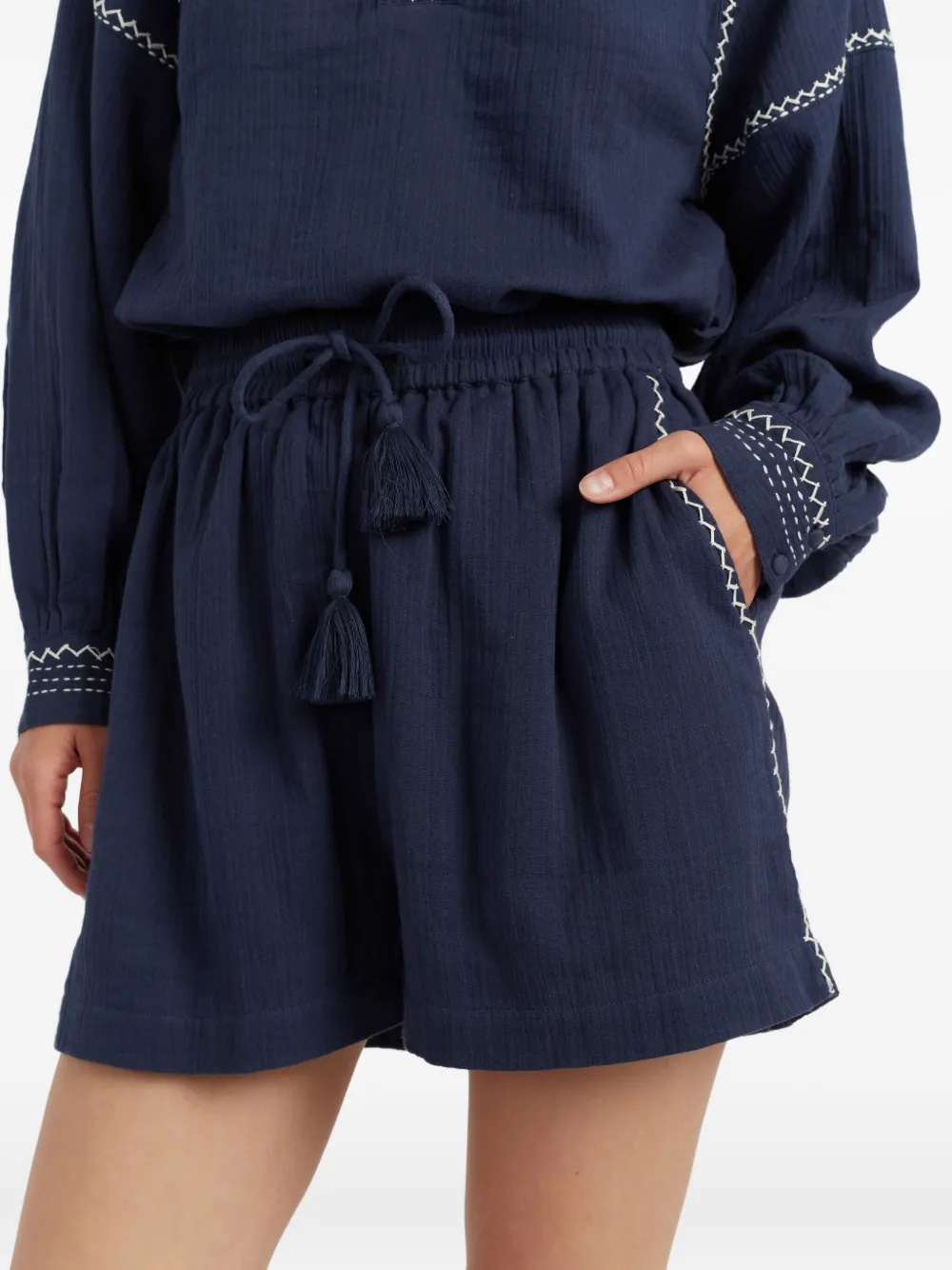Chinti & Parker Shorts met trekkoord Blauw