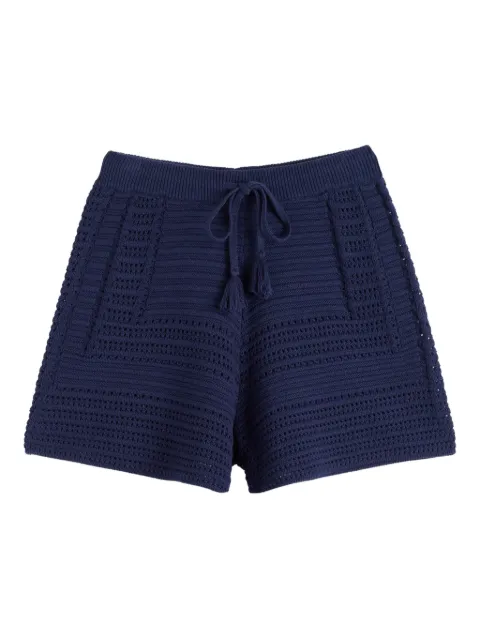 Chinti & Parker crochet-knit shorts