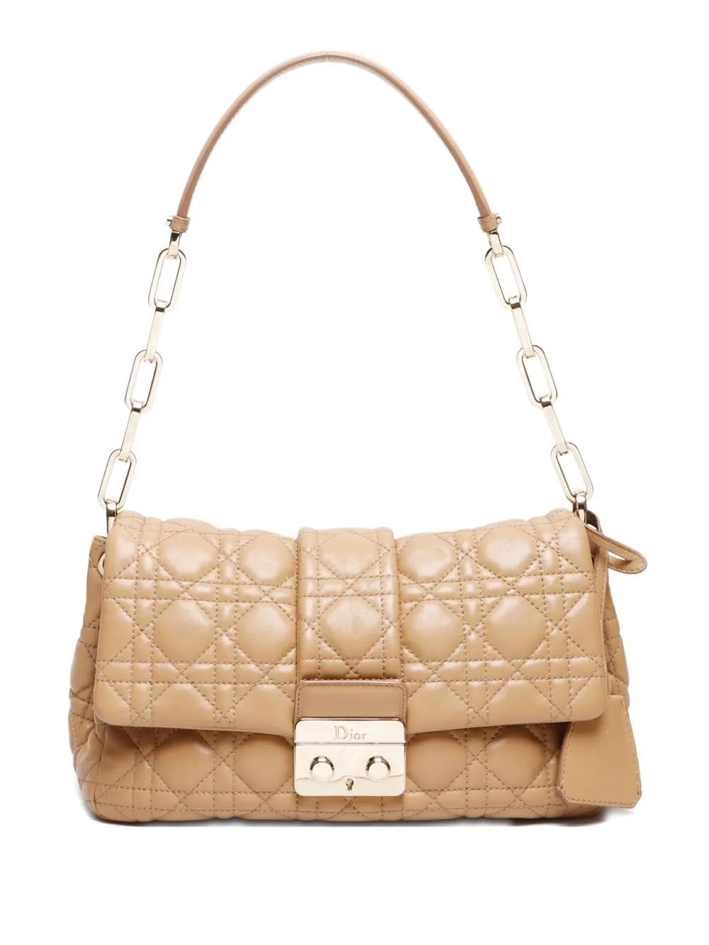 Christian Dior Pre-Owned 2010-2020s ニューロック ショルダーバッグ - ニュートラル Christian Dior Pre-Owned 2010-2020s ニューロック ショルダーバッグ - ニュートラル