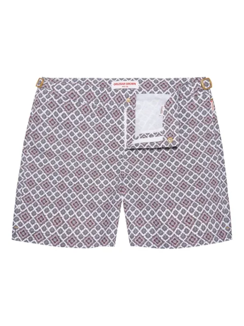 Orlebar Brown Bulldog Badeshorts mit geometrischem Print