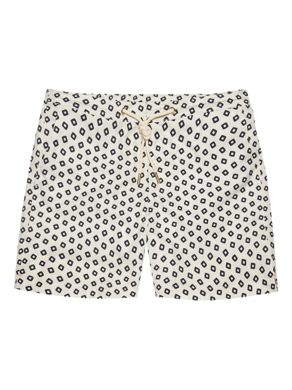 Orlebar Brown geometric-print swim shorts | White | Image 1