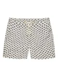 Orlebar Brown geometric-print swim shorts - White
