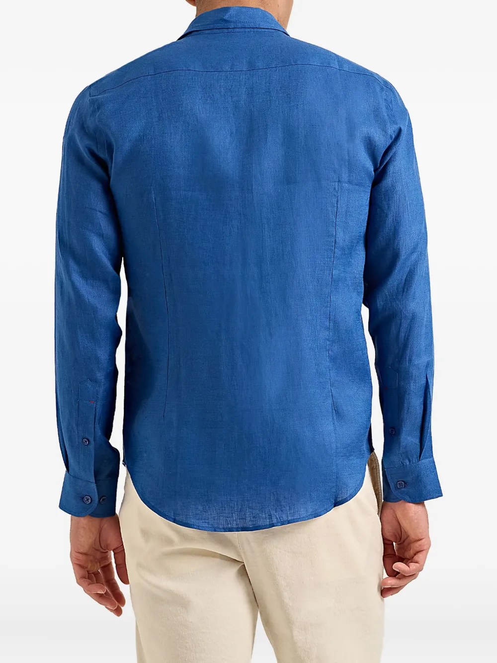 Orlebar Brown Giles overhemd Blauw