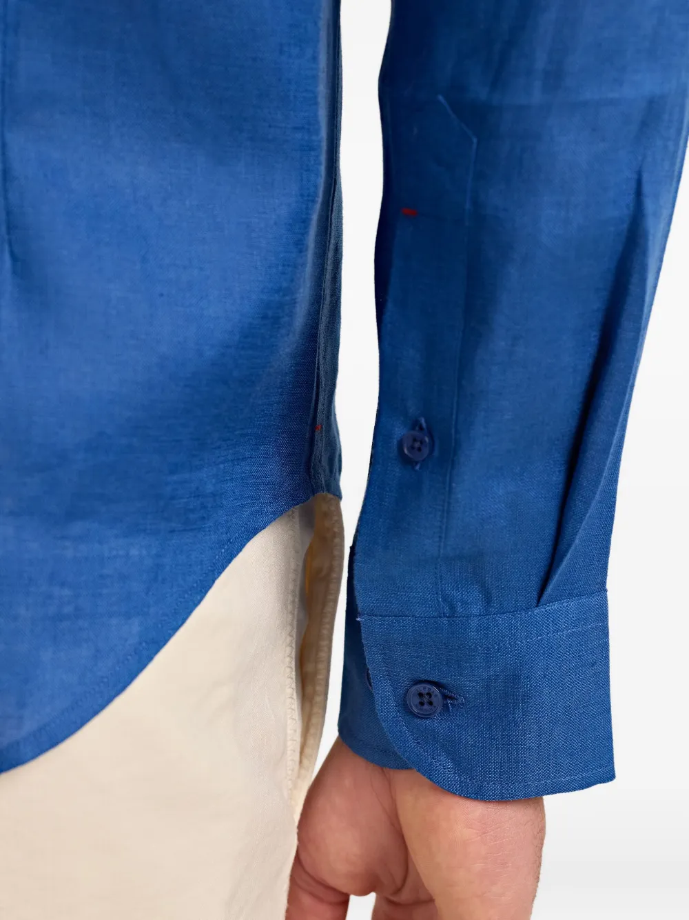 Orlebar Brown Giles overhemd Blauw