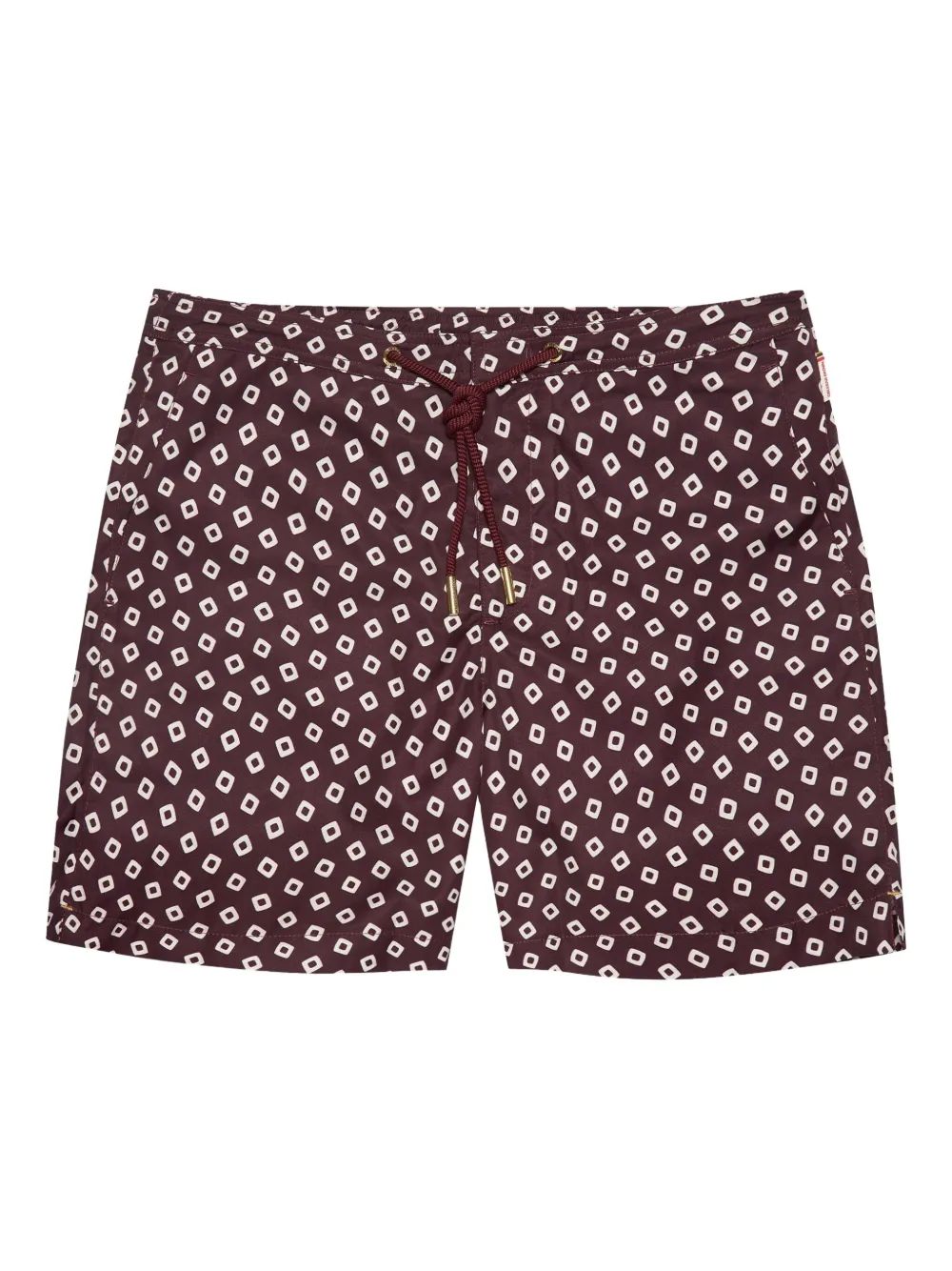 Orlebar Brown geometric-print swim shorts | Red | Image 1