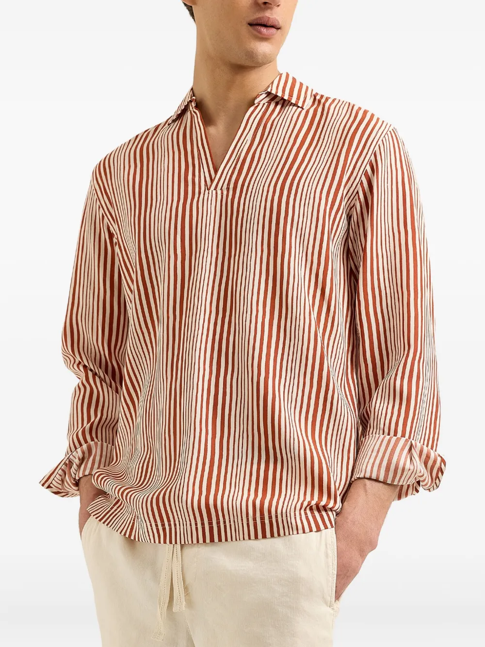 Orlebar Brown Ridley shirt - Rood