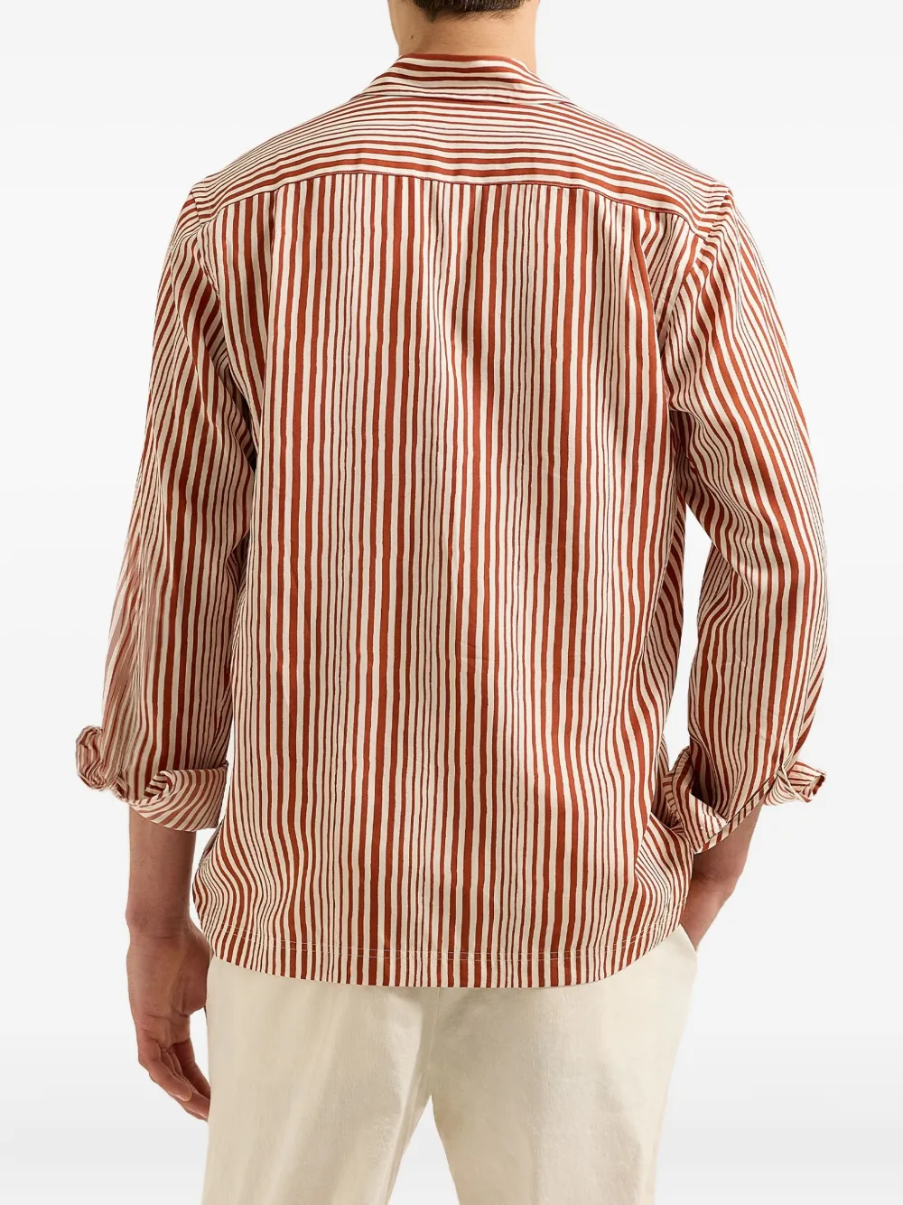 Orlebar Brown Ridley overhemd Rood