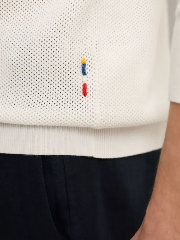 Orlebar Brown Maranon Polo Shirt | White | FARFETCH IN