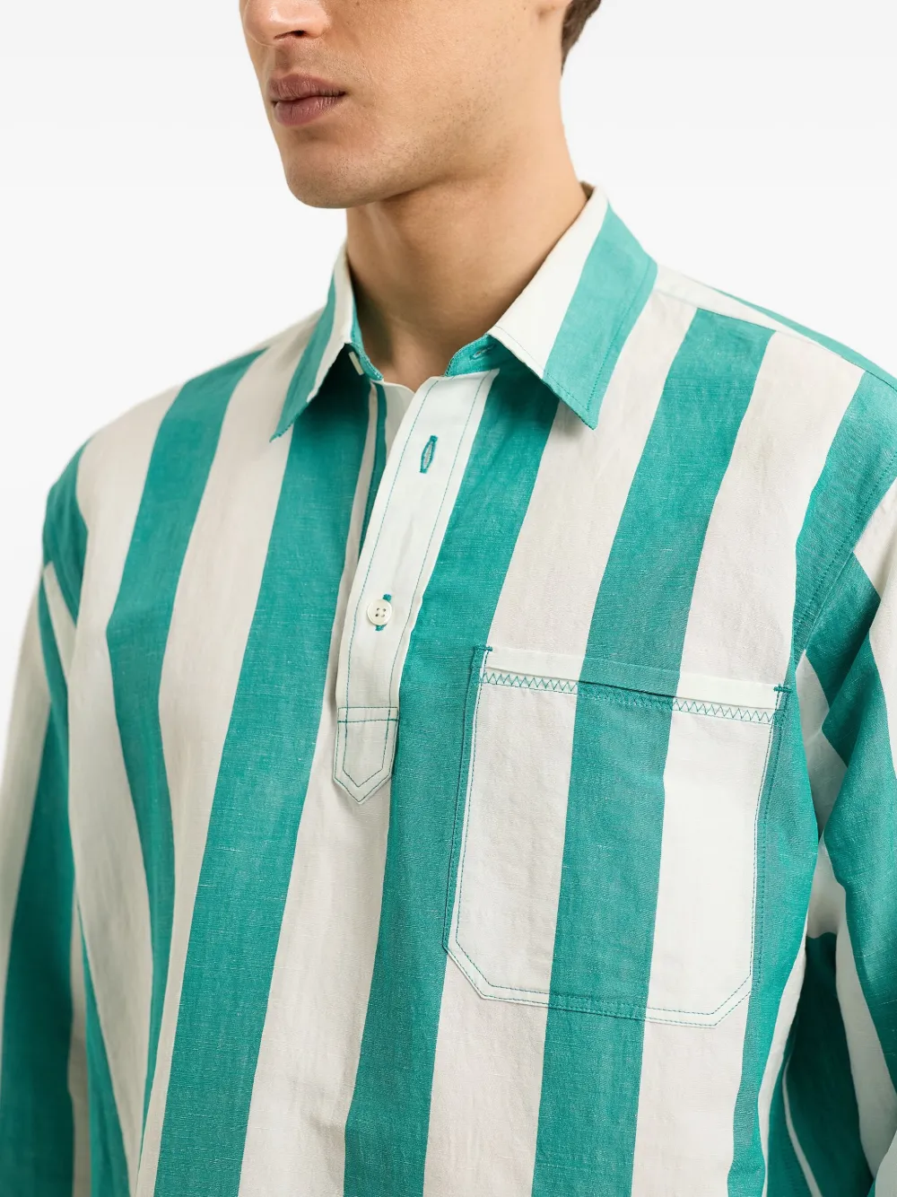 Orlebar Brown Shanklin poloshirt Groen