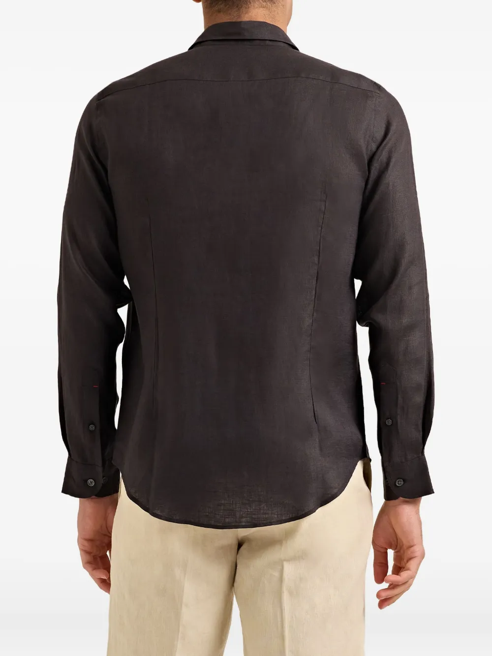 Orlebar Brown Giles overhemd Grijs