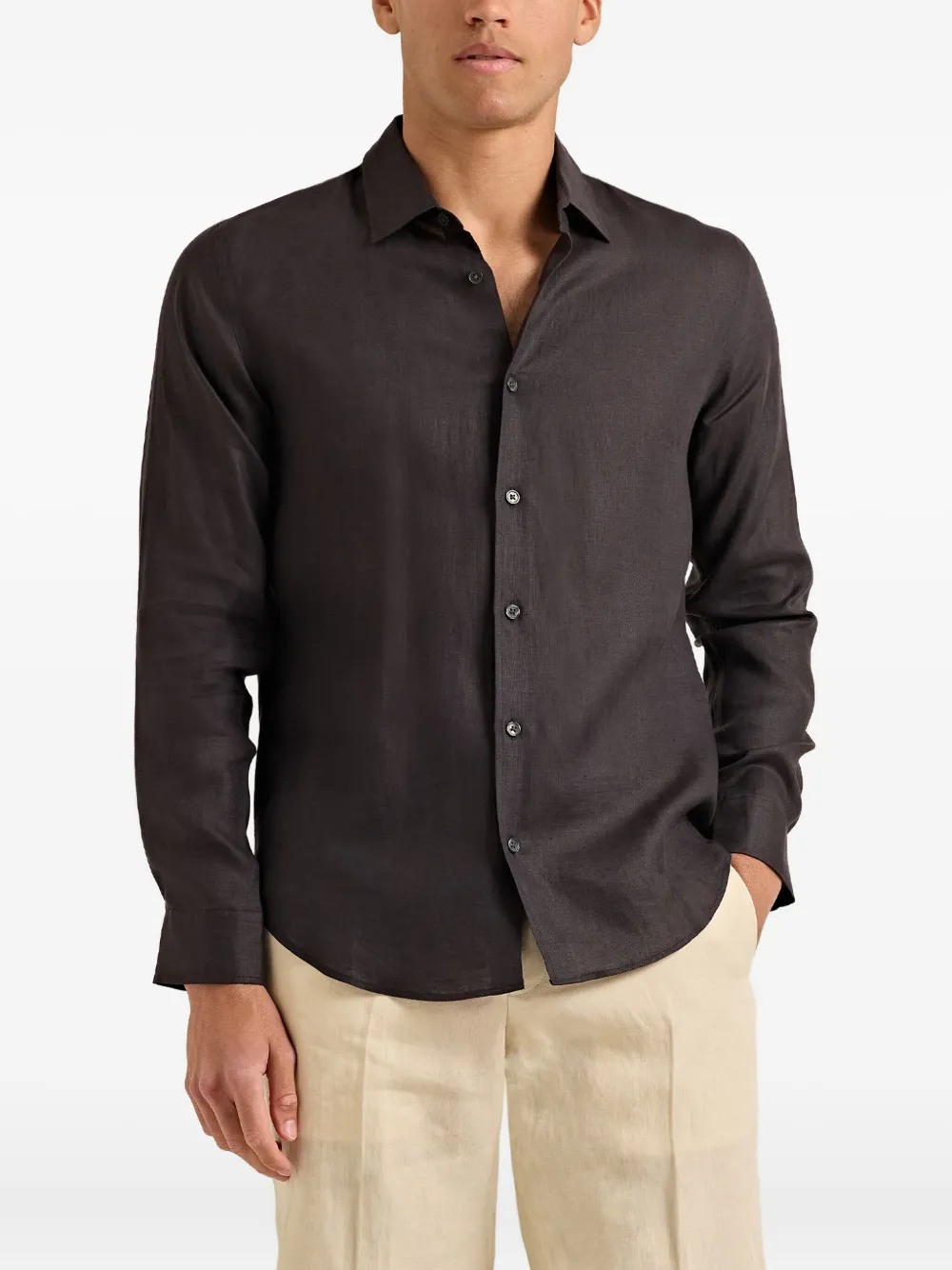 Orlebar Brown Giles shirt - Grijs