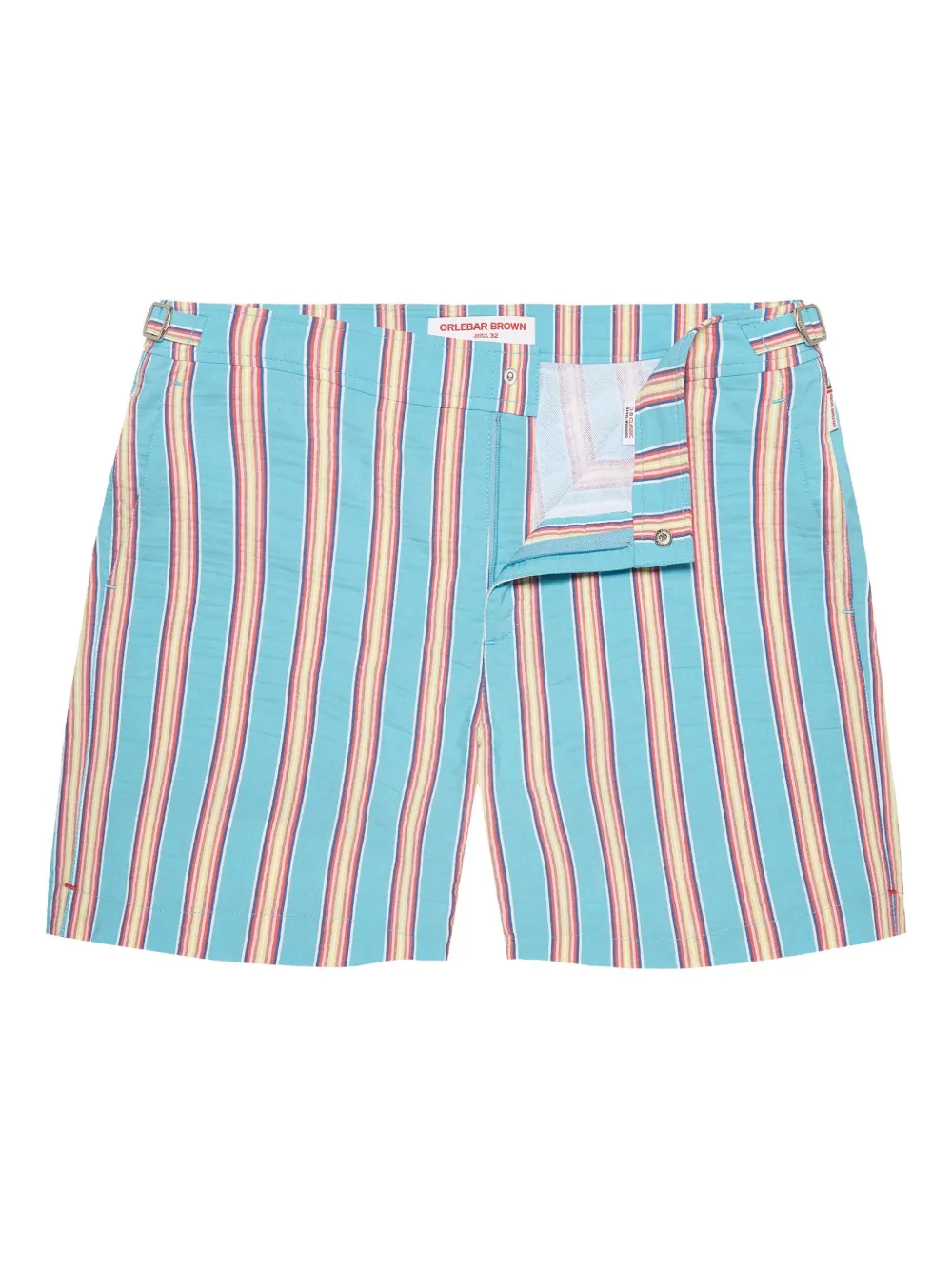 Bulldog striped swim shorts