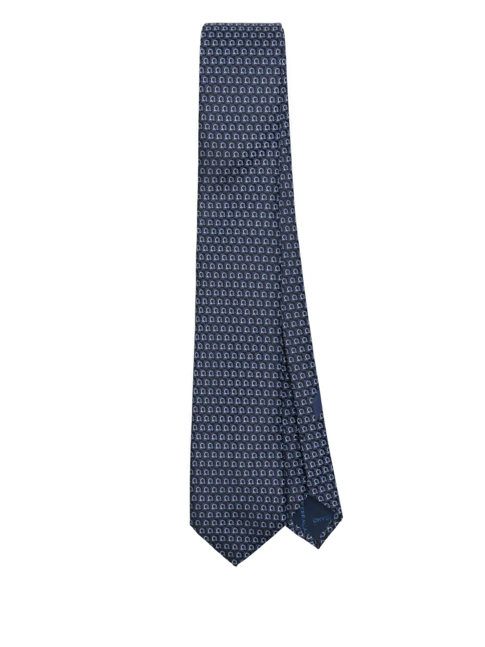 Ferragamo corbata con estampado Gancini | azul | Image 1
