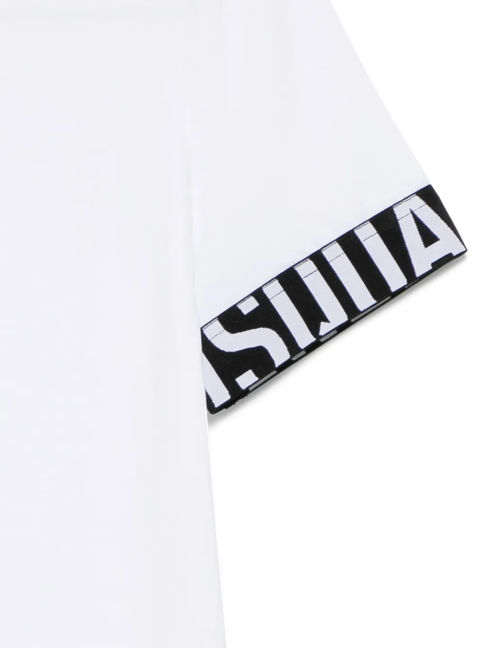 DSQUARED2 T-shirt met logo manchetten Wit