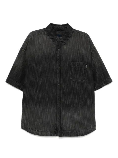Juun.J denim short-sleeved shirt